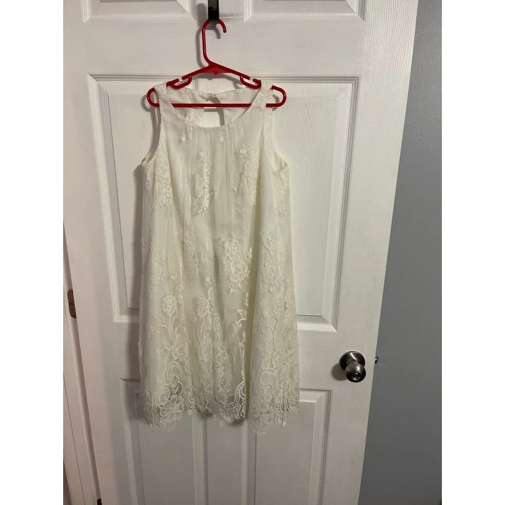 David’s Bridal Lace Dress Size 12 - Picture 1 of 6
